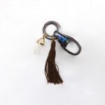 Abalone schelp sleutelhanger Bergkristal
