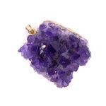 Amethist ketting hanger