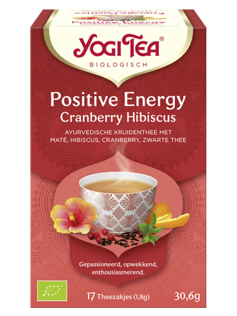 Yogi Tea Positive Energy Cranberry Hibiscus