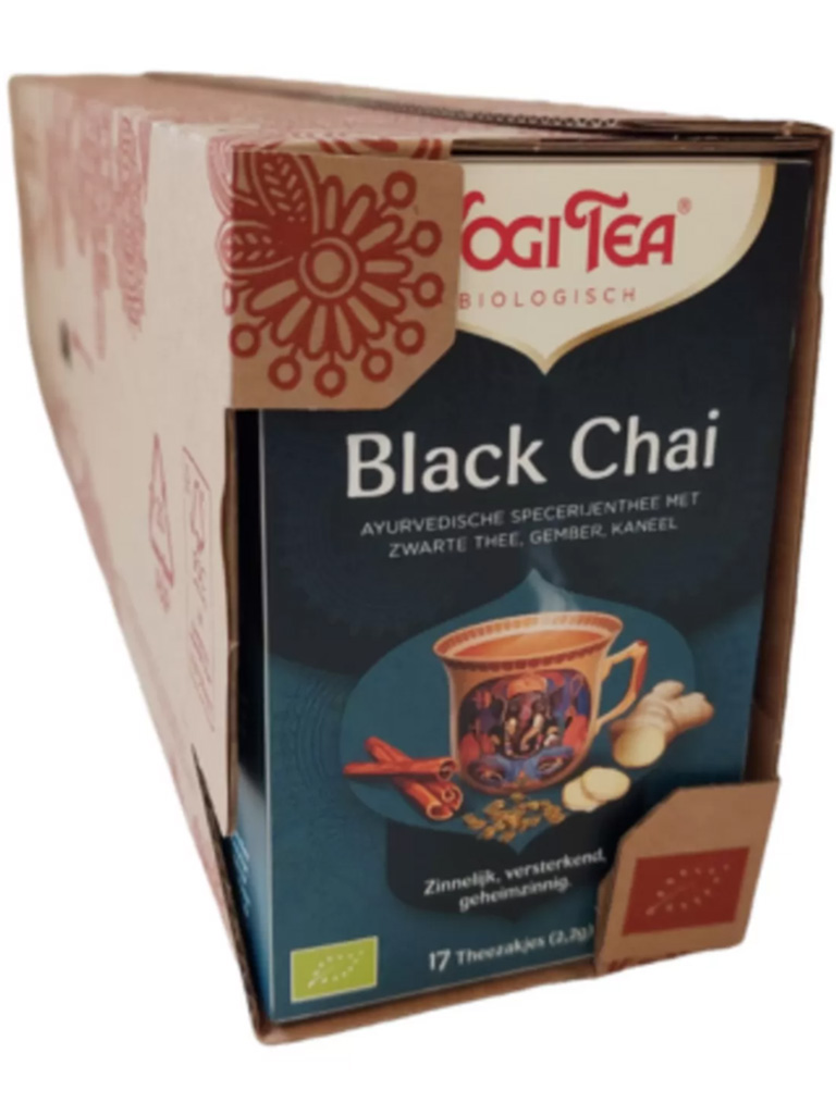Yogi Tea Black Chai - tray: 6 stuks - Afbeelding 2