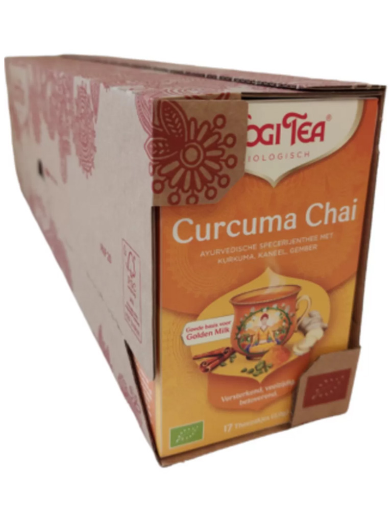 Yogi Tea Curcuma Chai - tray: 6 stuks - Afbeelding 2