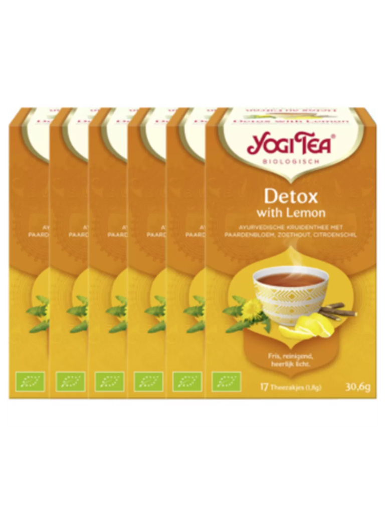 Yogi Tea Detox with Lemon - tray: 6 stuks