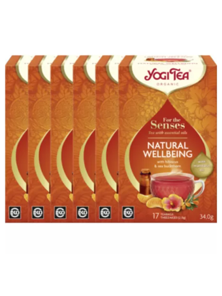 Yogi Tea For the Senses Natural Wellbeing- tray: 6 stuks