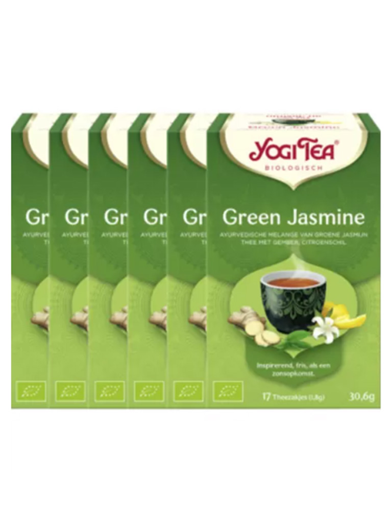 Yogi Tea Green Jasmine - tray: 6 stuks