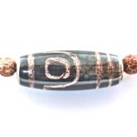 DZI-ketting met houten kogels